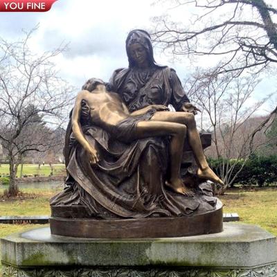 China Europe Church Pieta Cast Bronze Life Size Statue For Sale for sale