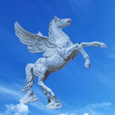 China Europe Flying Horse Vivid Bronze Sculpture Pegasus Animal Bronze Statue for sale