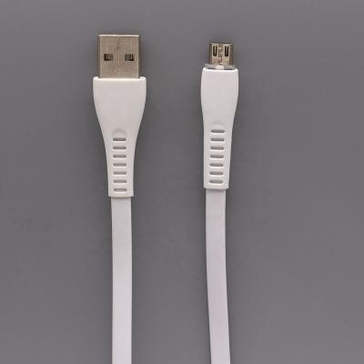 China 3M 2A USB AM to USB Micro USB Cable LED Background AM Light 3M USB2.0 to Micro Flat Charging 2A Cable for sale