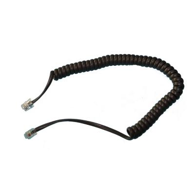 China Telecom Telephone Handset Land Line Coiled Telephone Fixed Hand Telephone Cable 4P4C for sale