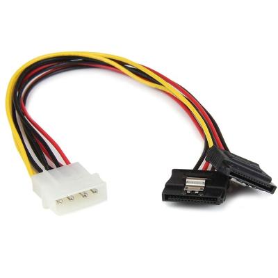 China COMPUTER SATA 4Pin To Dual SATA 15Pin With Latch Y Splitter Adapter Power Cable for sale