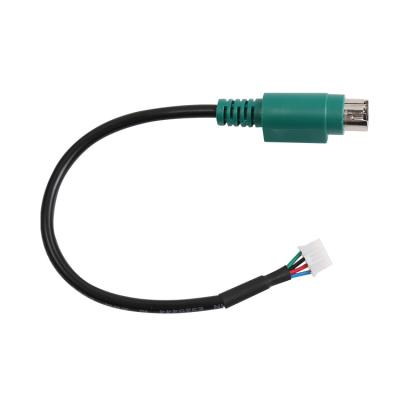 China HJX Home Appliance Factory Customized DC Power Jack 4 5 6 7 8 9 Pin Mini Din Cable for sale