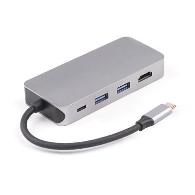 China 18 years data transmission+charging manufacture multi-function 8 in 1 USB internal hub portable type C hub for macbook for sale