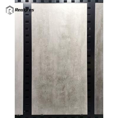 China Rustic Tiles Outdoor Thin Porcelain Tile Non Slip 1200x600 Porcelain Tile Glazed Flooring Tile Gray for sale