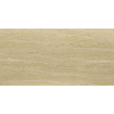 China Modern Realgres 600x1200 Yellow Polished Flooring Porcelain Tile Wall Exterior Travertine Ceramic Tiles for sale