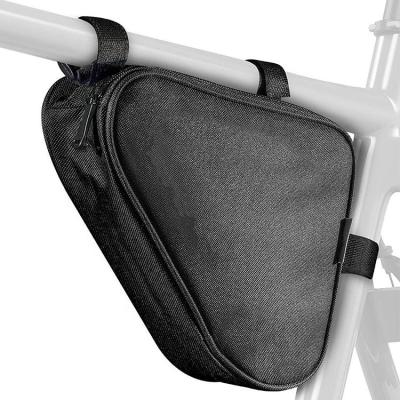 China Water Proof Sports Bicycle Triangle Handlebar Saddle Bag Bike Frame Case Storage Travel Recycling Bag for sale