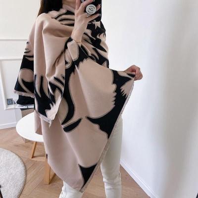 China Autumn And Winter Fashion New Fashion Cashmere Scarf Women's Warm Shawl Student Scarf Shawl for sale