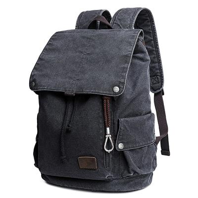 China Wholesale mochila anti theft custom design backpack unisex vintage rugzak mochila canvas portable backpack school bags for men for sale