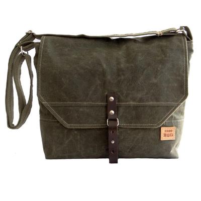 China 2021 Canvas Messenger Bags Cross - Body Mens Waxed Canvas Messenger Bag Canvas Messenger Bag For Men for sale