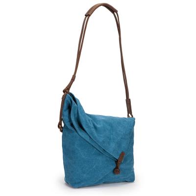 China Polyester Vintage Designer Custom Large Handbag Canvas Shoulder Bag Woman Cross Tote Bags for sale