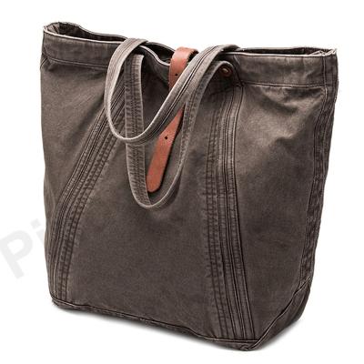 China Washable Vintage Canvas Women Handbag Mens Handbags Canvas Handbag With Zipper for sale