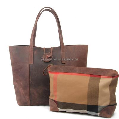 China TOTE BAG Vintage Style Lady Fashionable Leather Tote Bags Women for sale