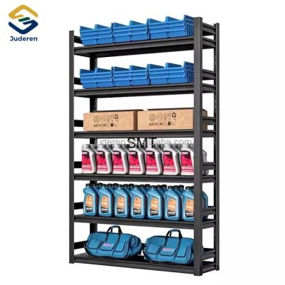 China Wholesale Industrial Corrosion Protection Angle Steel Shelf 5 Tier Install Boltless Rack Shelving Angle Adjustable Slotted Rack for sale