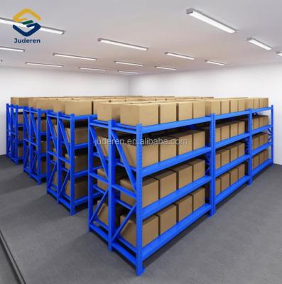 China Juderen Corrosion Protection Assembled Steel Factory Warehouse Storage Pallet Racks for sale