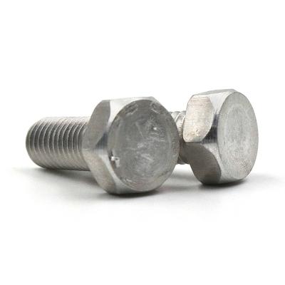 China Aluminum customized 6061 7075 din933 aluminum hex bolt for sale