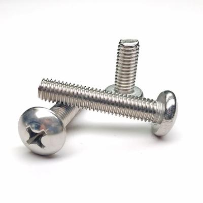 China Furniture Fastener Phillips Cross Recessed Rounded Head Screw Antirust Screw For Laptop for sale