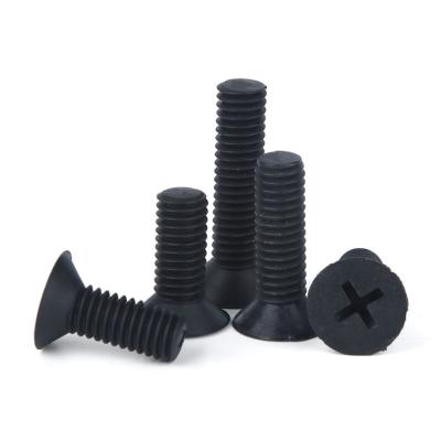 China Pan Peek Screw Flat Cross Countersunk Head Screws M3 M4 Plastic Nylon Screw for sale