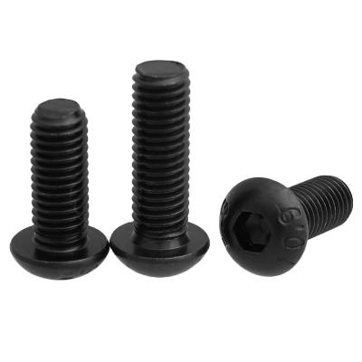 China Pan 10#-32*1/4.5/16-1-1/2 10.9 US-made Round Head Cap Screws ISO7380 Mushroom Head Screw for sale