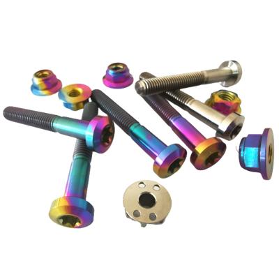 China GR5 Pan Head Titanium Alloy Pan Head Screw For Bicycle for sale