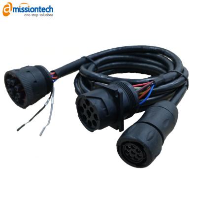 China [Video] Automotive Custom Wire Harness With Souriau 8 Pin Connector UTS6JC128S for sale