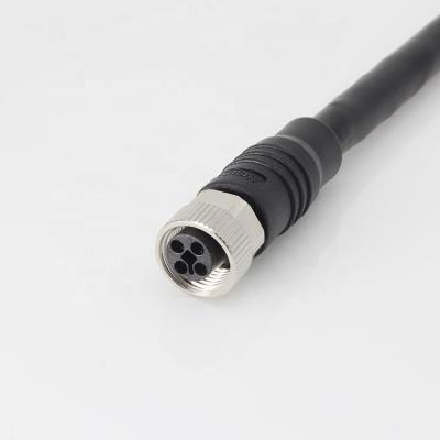 China Core Code Industrial And Automation Plastic Cables M12 T Fieldbus Connector For Power Transmission for sale