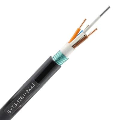 China Good Quality Overhead / Fiber Optic Cable GYTS Duct YUANYI Loose Tube Stranding Cable For arerail Duct for sale