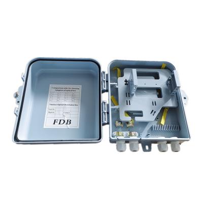 China 16 Core Telecommunication Network Ip65 Ftth Equipment Fiber Optic Distribution Termination Outdoor Waterproof Odp Box Body for sale