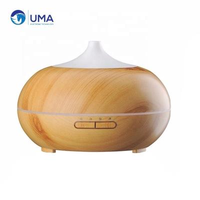 China Hot Sale Household Best Quality 300ml Essential Oil Wood Grain Ultrasonic Aroma Diffuser for sale