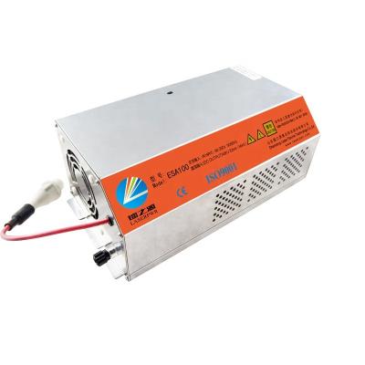 China CO2 laser engraving/cutters 100w laser tube power supply for 100w cutting/marking/engraving laser machine ESA100 with display screen part parts for sale