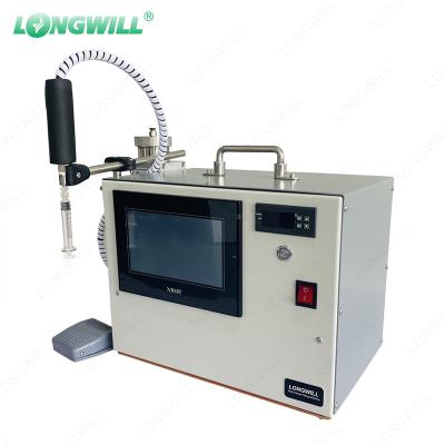 China Newly Development Portable Easy To Use Chemical Preheat Semi Automatic Oil Liquid Filler Thick Filling Machine for sale