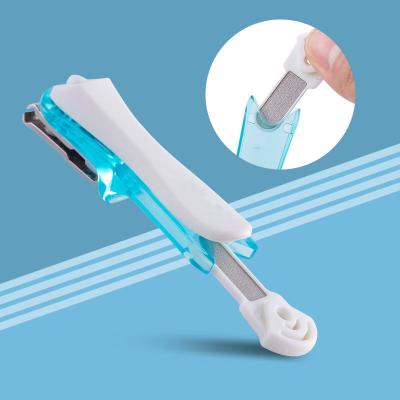 China Baby Nail Cutter Set Stainless Steel Turn Nail Clippers Trimmer Manicure Beauty Tool Callus Remover Pedicure Finger Toe Scissors Nail Cutter for sale