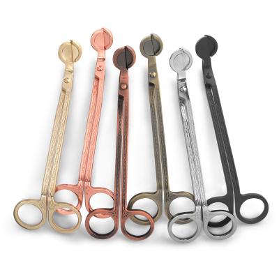 China Wholesale Stainless Steel Candle Accessories Trimmer Scissor Wick Trimmer With Logo for sale