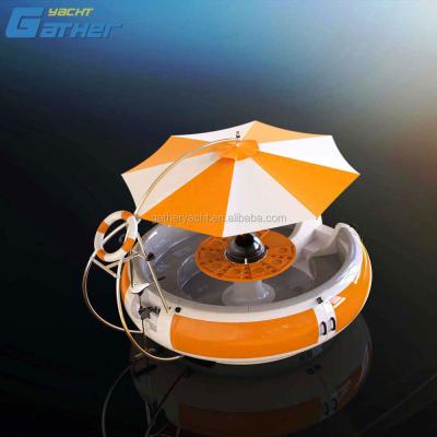 China fiberglass BBQ donut boat for entertainment,BBQ leisure boat for sale for sale