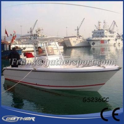 China Factory Directly Sale 7.2m Fisher Boat Fishing Boat Meet Fiberglass for sale