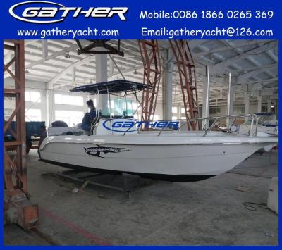 China Best Selling 7m Fiberglass Sport Fishing Boat for sale