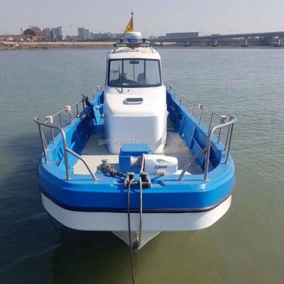 China Fishing 9.6m Fiberglass Cabin Fishing Boat for sale