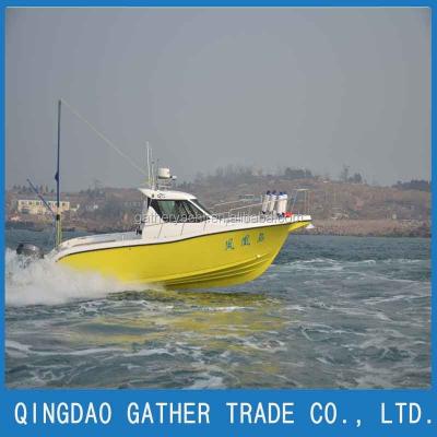 China Fiberglass Gather 32ft Walk Around Fishing Boat For Sale for sale