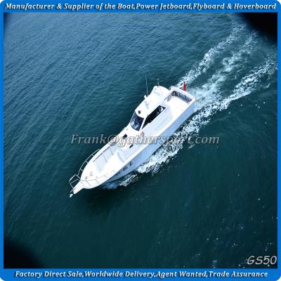 China Fiberglass Gather 15m, 50ft Fiberglass Fishing Boat For Sale for sale