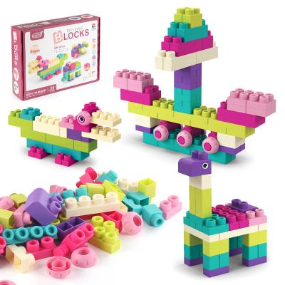 China New 20pcs 40pcs 60pcs Amazon building block DIY soft baby educational set preschool educational toy for sale