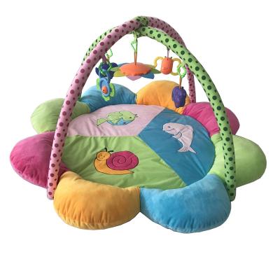 China Toy The Play Gym Stage-Based Activity Gym and Educational Developmental Play Mat for Baby to Toddler Flower Shadow Mat for sale