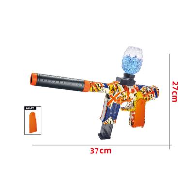 China Amazon Safety Hot M-206 Blasters Throw M416 Toy Gun Electric Outdoor Splatter Beads Water Ball Gun For Kids Toys for sale