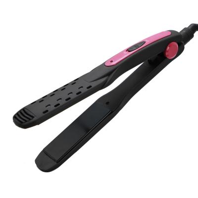 China Dual Voltage Car Hair Straightener Wet Dry Automatic Cut Ceramic Flat Iron With Floating Plate for sale