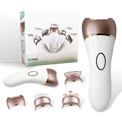 China Epilator Portable Cordless Shaver for Women with 5 Attachments for Legs Underarms Bikini Face for sale