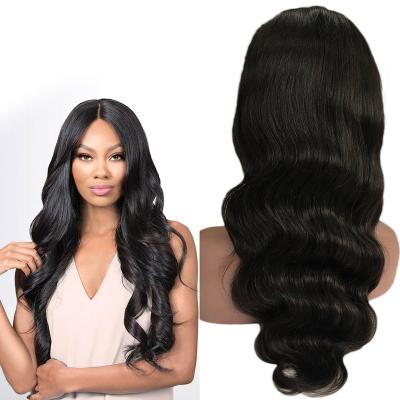 China Other Wholesale 100% Virgin Human Hair 13*4 HD Lace Frontal Wig 10A Grade 180% Density For Black Women for sale