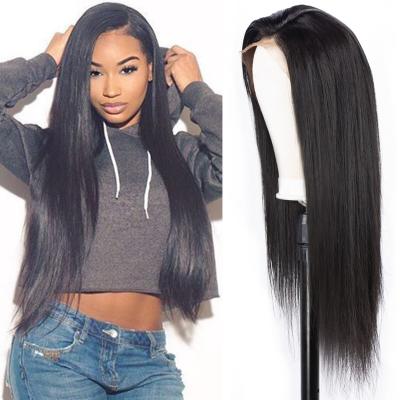 China Other Wholesale 100% Virgin Human Hair 13*4 HD Lace Frontal Wig 12A Grade 150% Density For Black Women for sale