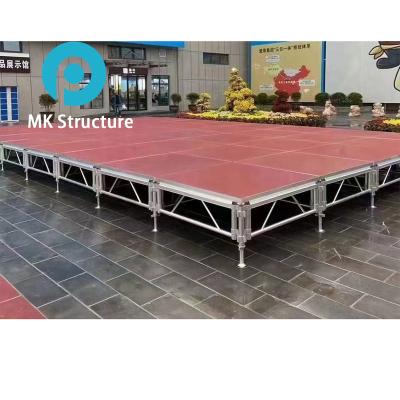 China Portable Durable Aluminum Mobile Outdoor Concert Single Stage Demonstration for sale