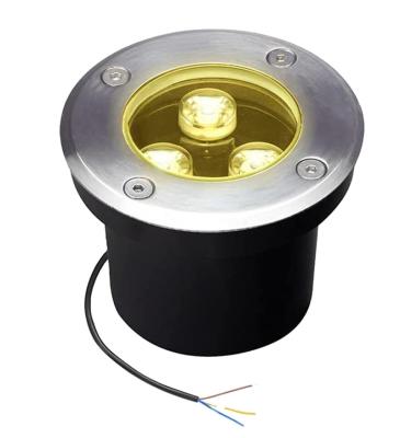 China Outdoor Garden Lighting Embedded 3W Underground Light Accessories Garden Underground Light for sale