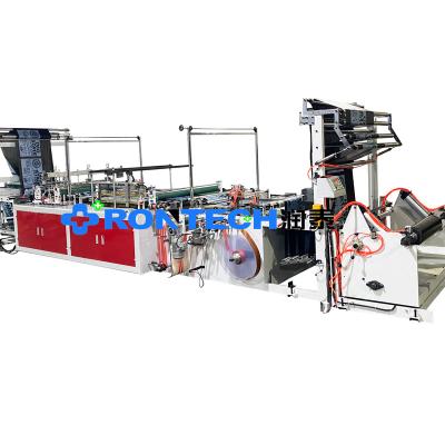 China Manual Automatic Change Drawstring Soft Packaging Roll Disposable Waste Bag Making Machine for sale