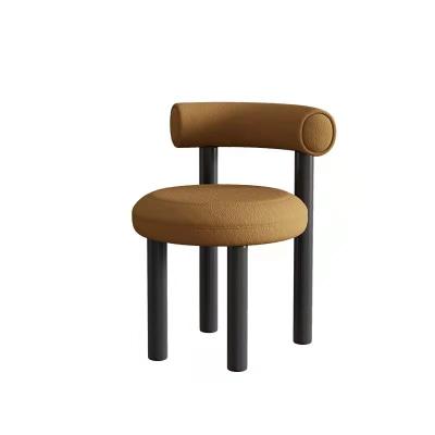 China Modern Minimalist Nordic Adjustable Dining Chair (Other) Fabric Pipe Dining Chair for sale