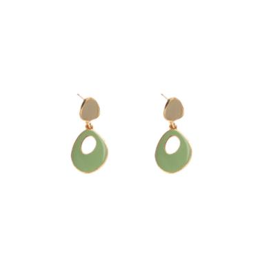 China Drop oil color drop earrings temperament earrings simple female cute girl's sweet earrings for sale